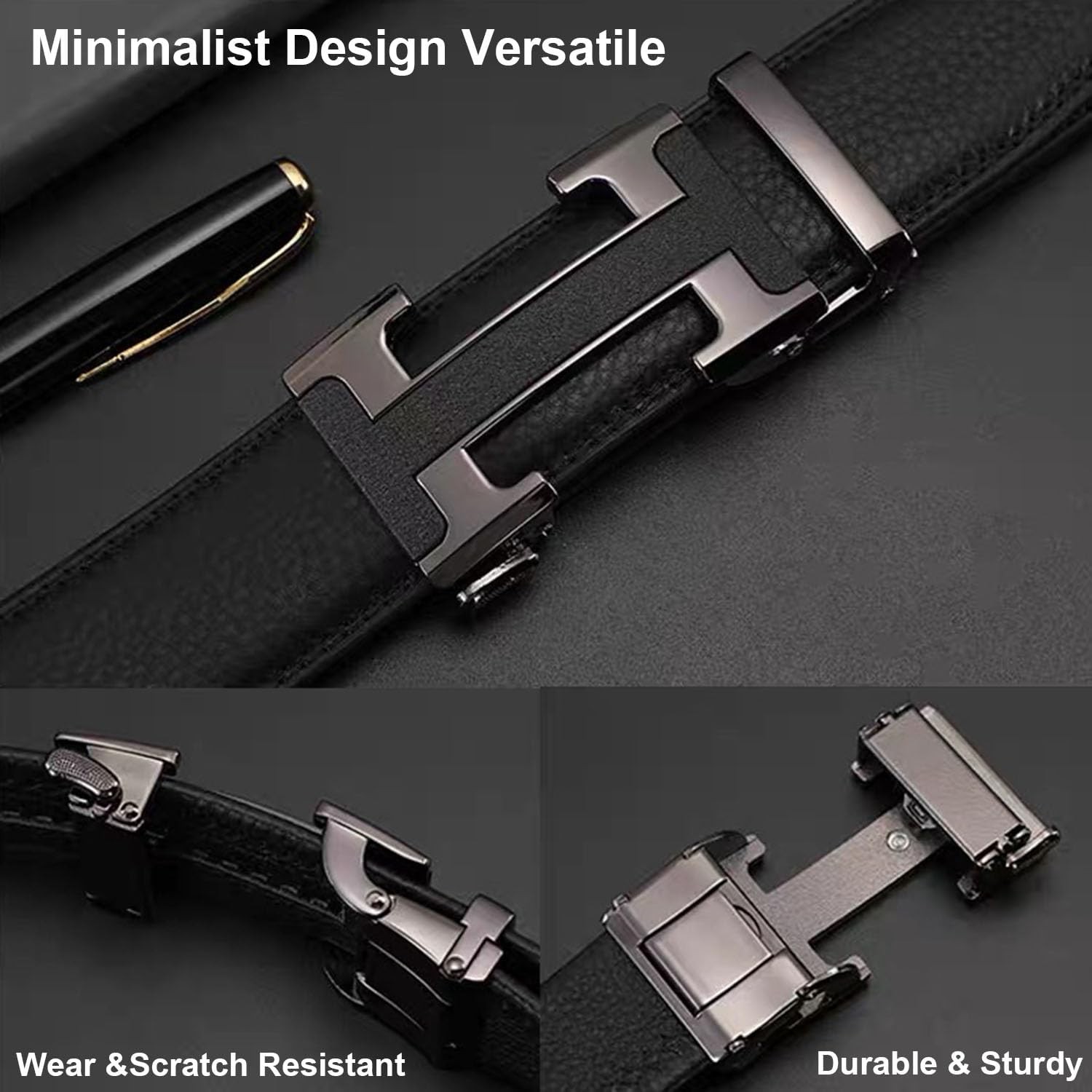 Premium Leather Slide Ratchet 49in Automatic Casual