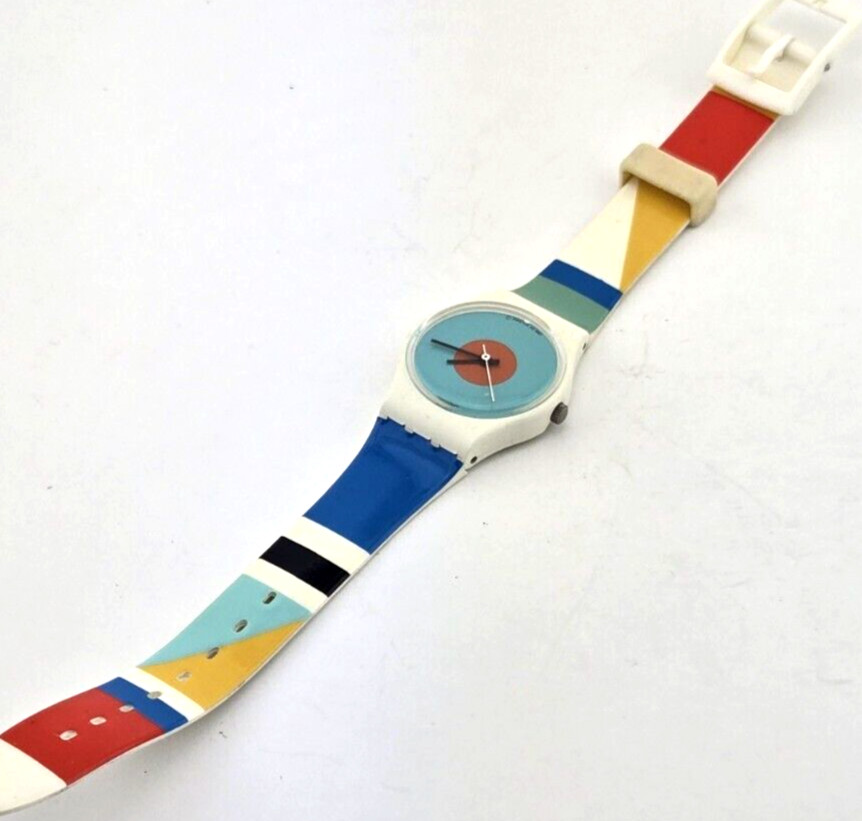 SWATCH Nab Light Womens Watch LW-118 Original Band 1987 (released 1988) NEW BATT
