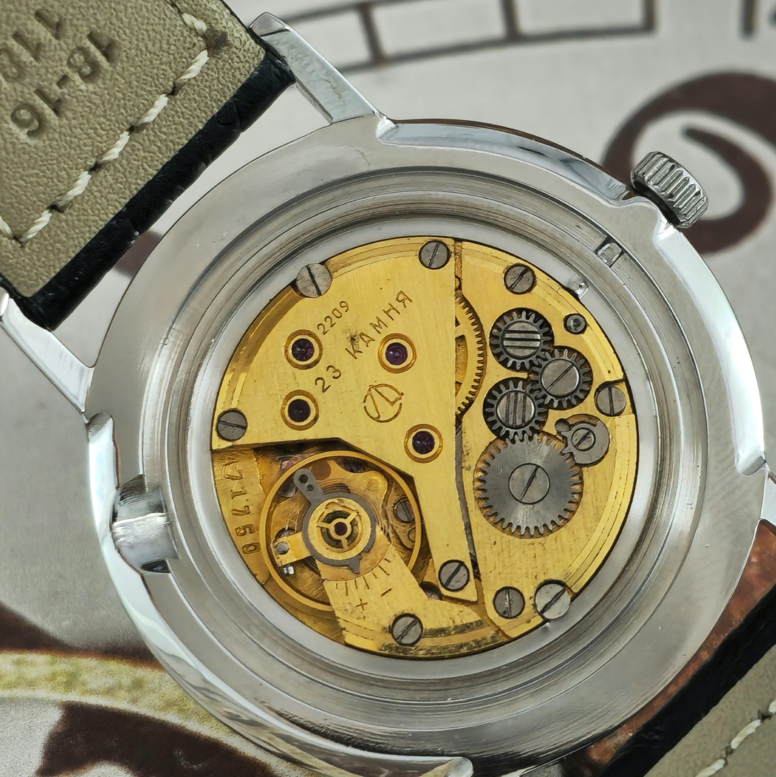 Vintage Watch USSR Poljot De Luxe 23 Jewels ULTRA SLIM Soviet Mechanical Watch