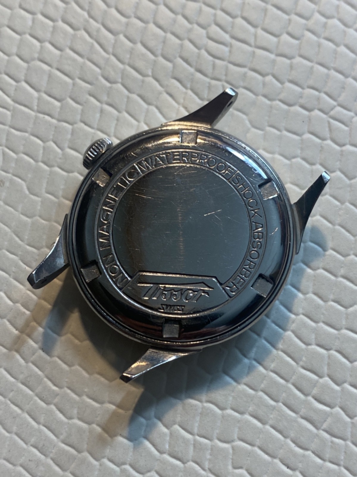 A 1949 35mm ALL Original Steel Tissot “Pointer Date” w/famous Cal., 27 Movement!