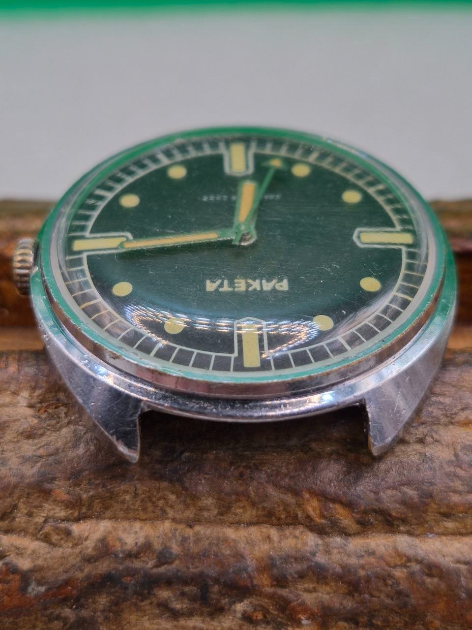 Vintage Soviet mechanical wristwatch RAKETA 2609 HА.