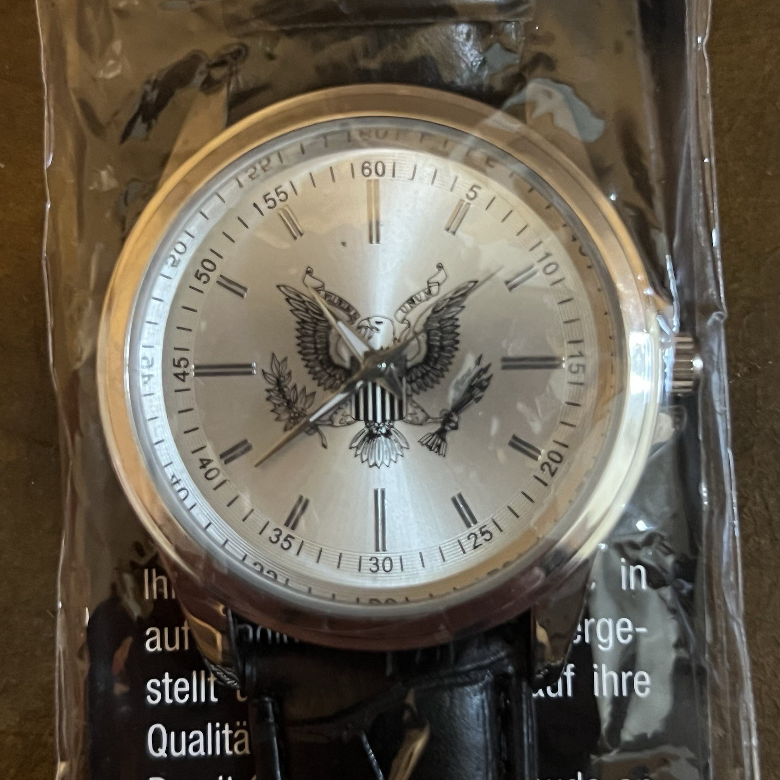 New Great Seal of the United States Eagle Wristwatch | Patriotic Men’s Watch