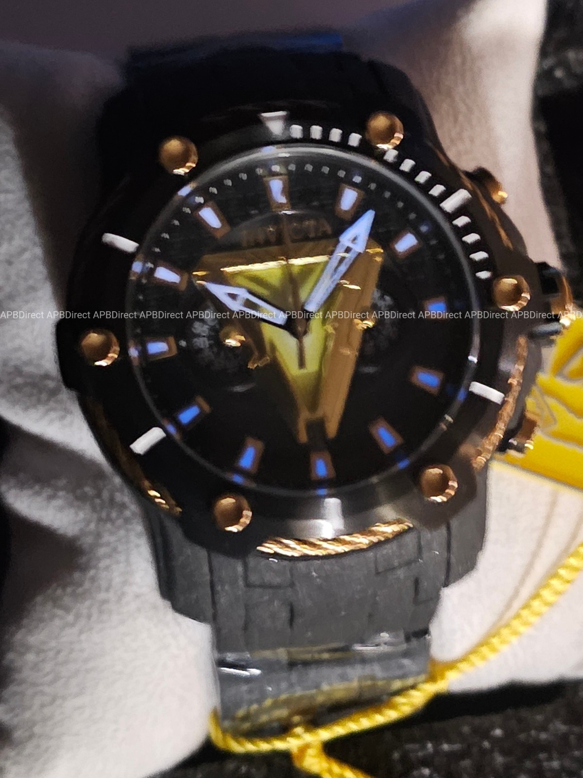 Invicta – DC Comics #127 BLACK ADAM – SAND BLASTED – Limited Ed – mens watch