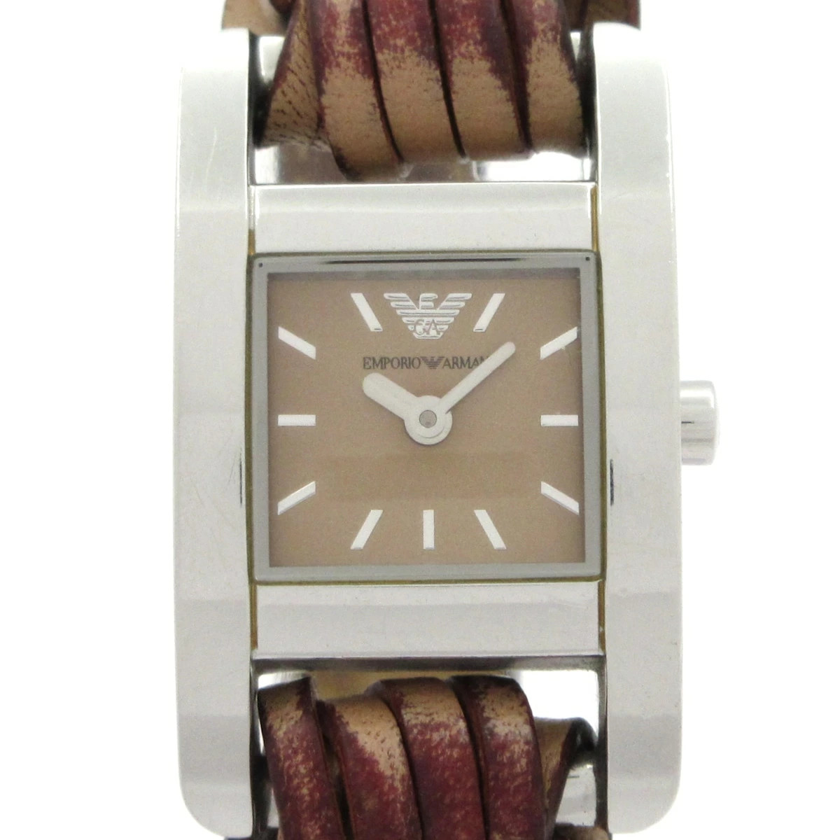 [A1R] EMPORIO ARMANI Watch Light Brown [z9s]