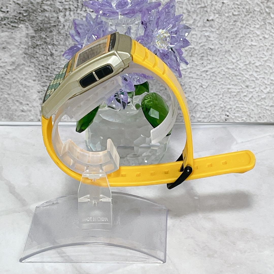 Casio DATABANK DBC-32 Digital Watch Yellow Vintage Japan 071405