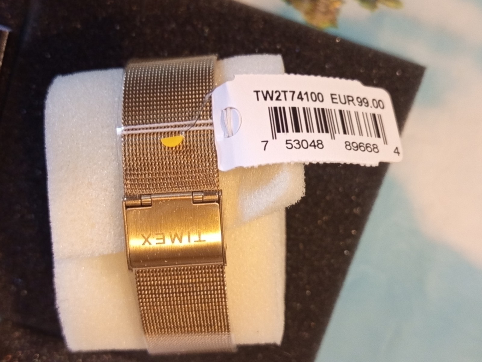 Timex Gold Watch TW2T74100 NEW NEW wristwatch