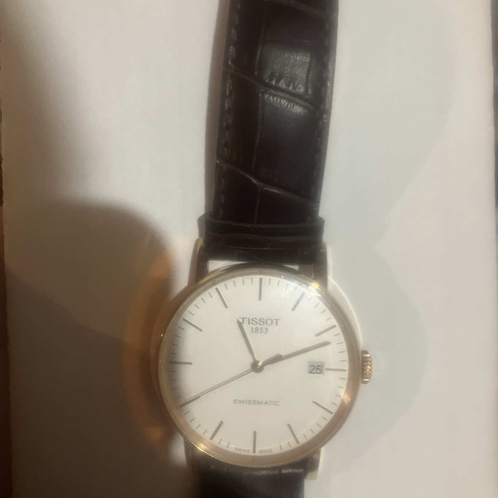 tissot mens watch automatic gold used vintage