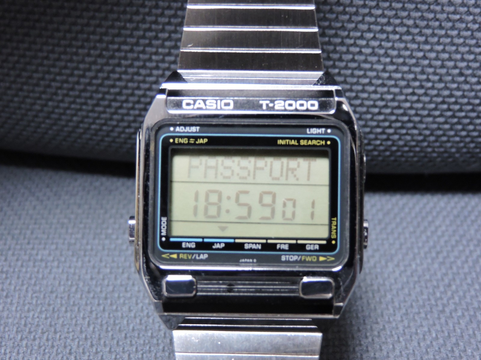 CASIO 80's Rare Vintage T-2000 Men’s Digital Eng -Japan- Dictionary & works