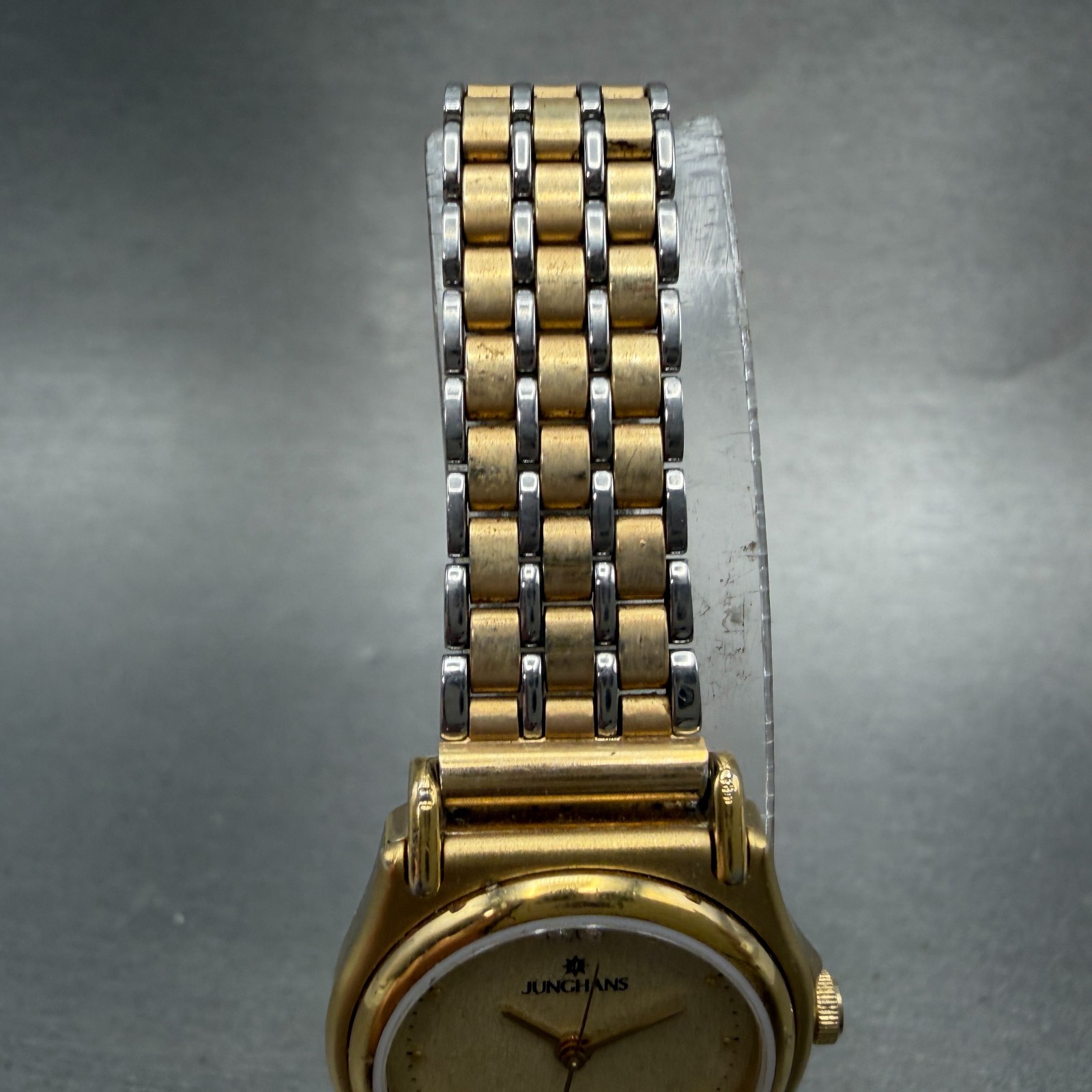 Junghans Watch Women 24mm Champagne Dial Gold Tone EWJ-1003L New Battery
