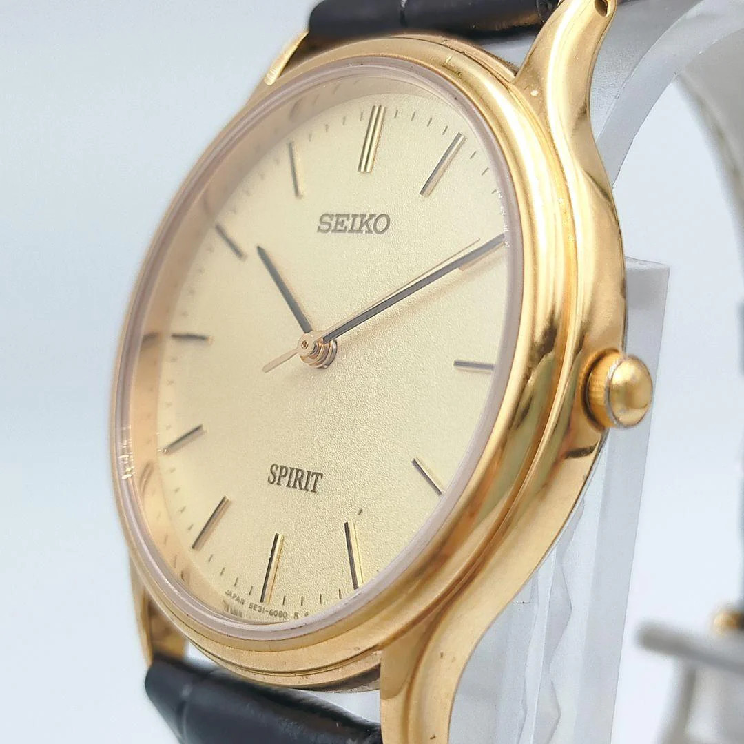 Seiko Spirit Gold 33mm Quartz Watch
