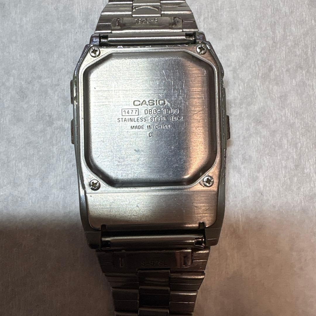 CASIO Data Bank DBC-1500 Calculator Watch Vintage Collectible