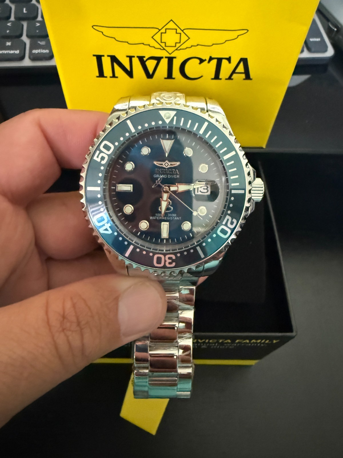 Invicta Grand Diver Navalia Automatic Men’s Watch – 47mm, Steel (18160) NIB