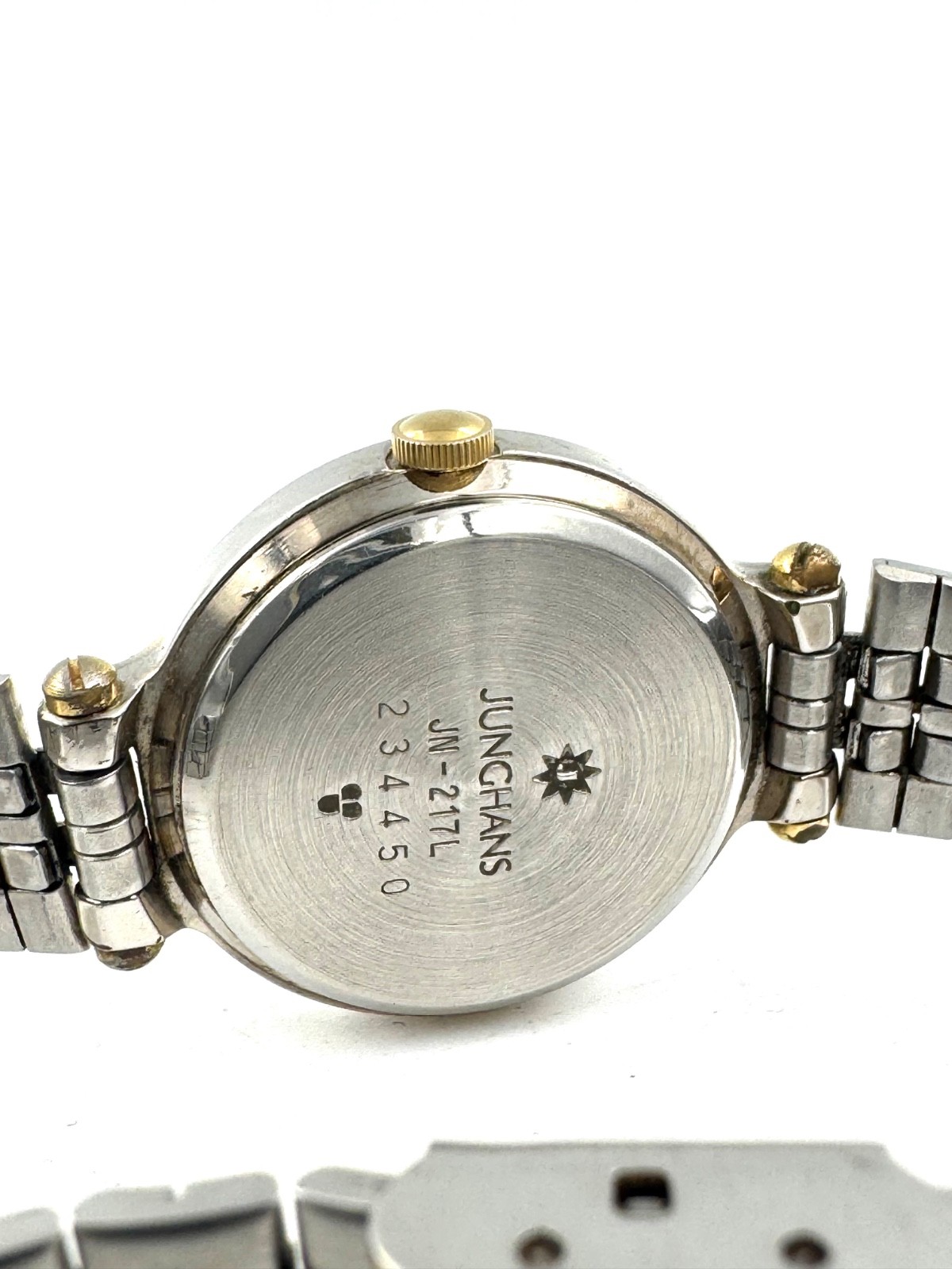 junghans noblesse 24mm Women Quartz Watch New Battery working JN-217L f2756