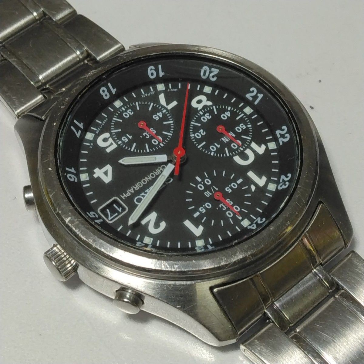 Rare Overseas Import Model SEIKO Sports Chronograph V657 7110 SNDB31P1 1 10 Seco