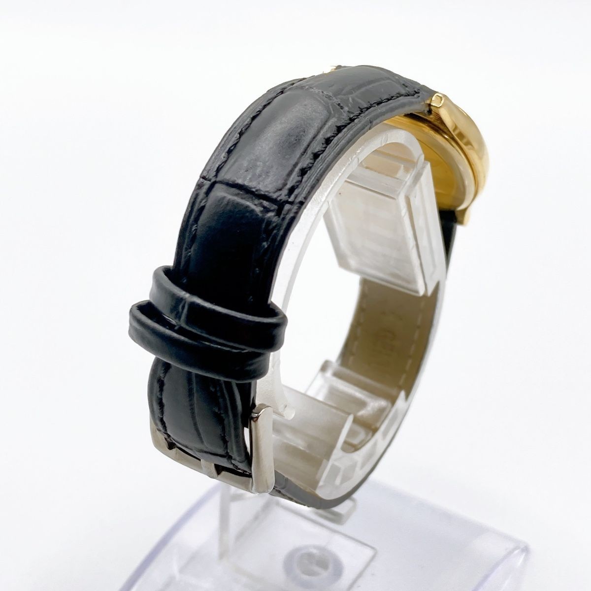 389 Burberry Ladies Watch Quartz New Battery Black Leather