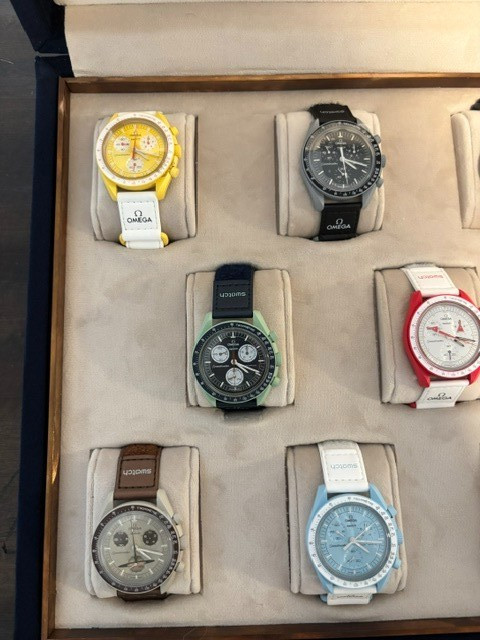 Omega x Swatch MoonSwatch Whole Collection 11 watches w/ case & original boxes