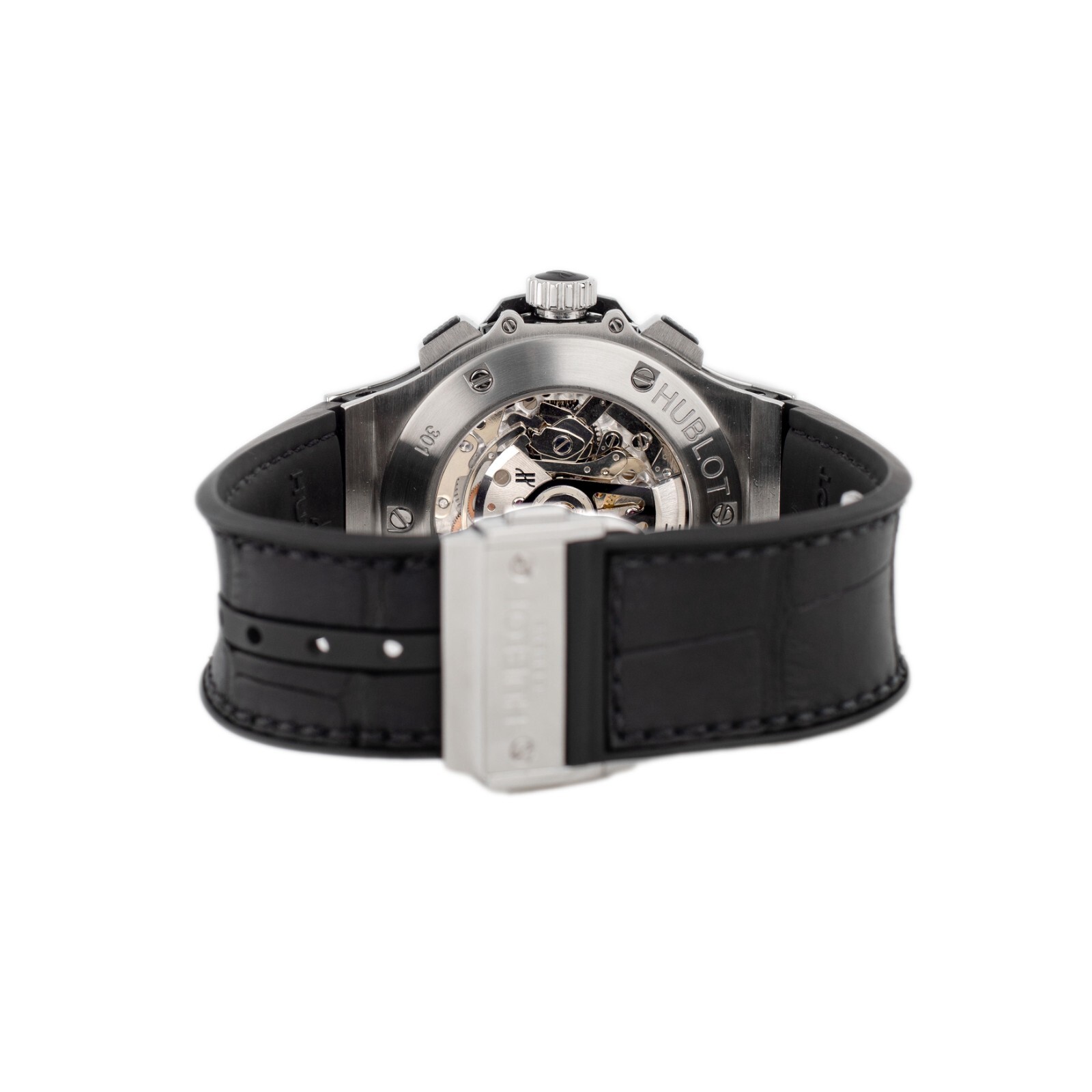 Hublot Big Bang Chronograph Steel Black Dial 44mm 301.SX.130.RX.174 Full Set