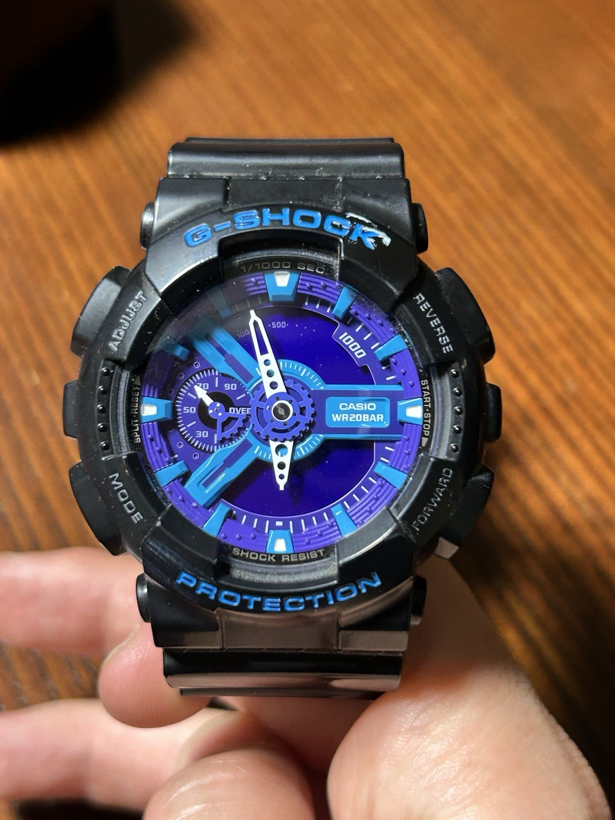 Casio G-Shock GA-110HC Wristwatch Hyper Color Digital – Blue / Purple