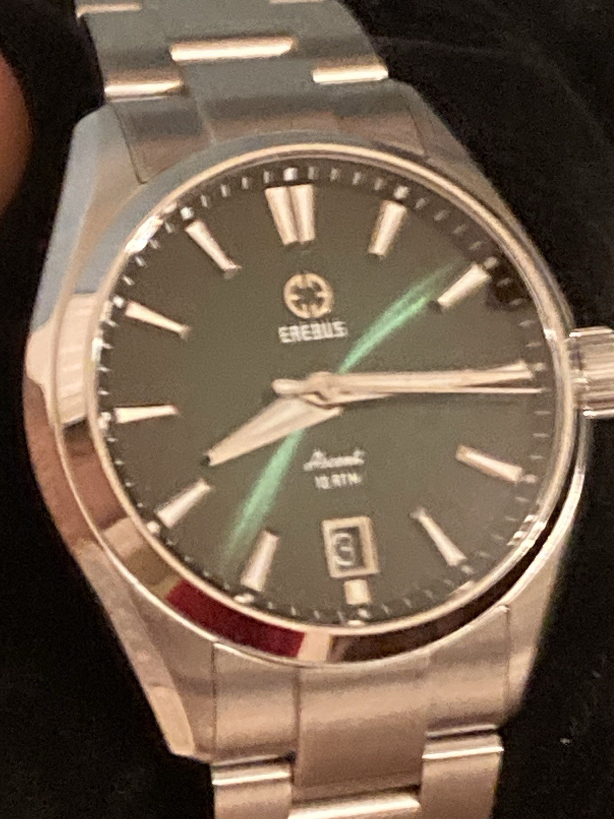 Erebus Ascent 39mm Green Dial Automatic Miyota 9015 + 2 Links