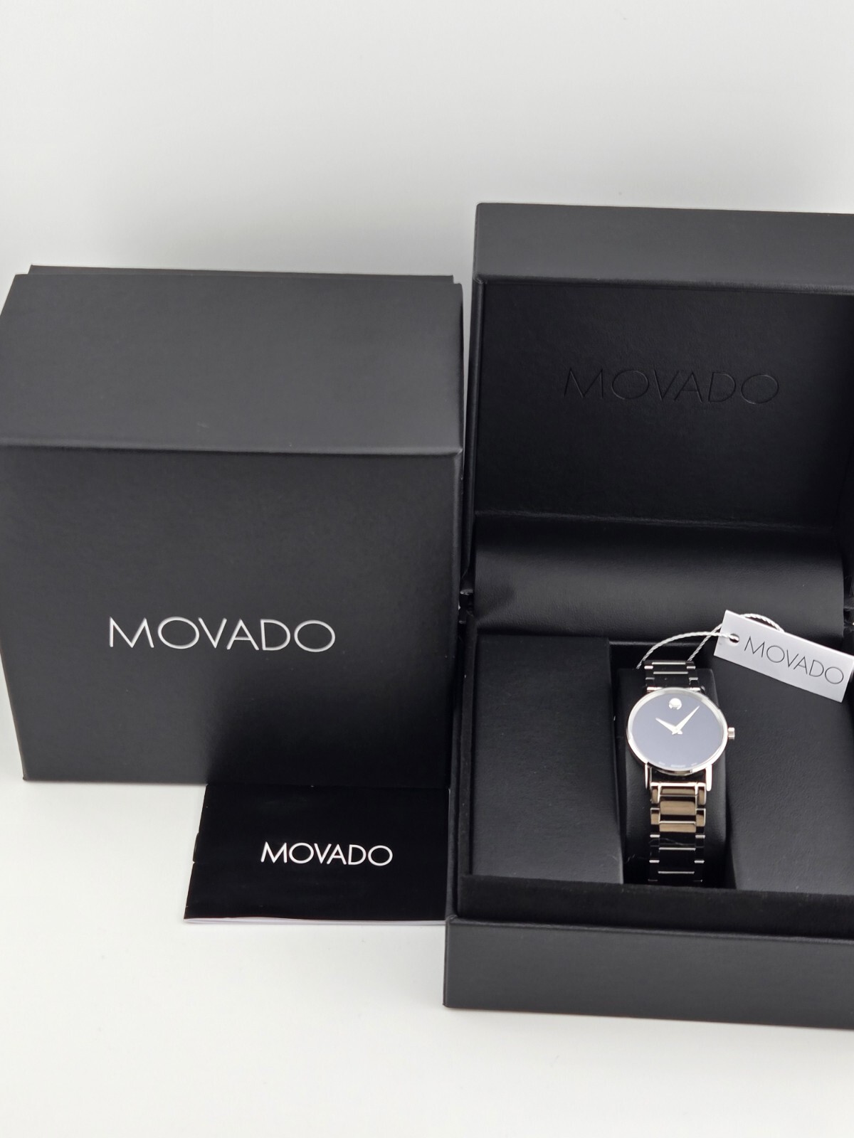 Movado Women’s Classic Museum Blue Dial Swiss Made Watch – 0607235 ($995 MSRP)