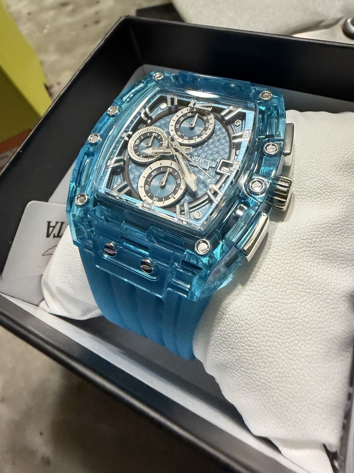 Invicta S1 Rally Men’s Chronograph Quartz Date Watch Blue Dial 30m Box