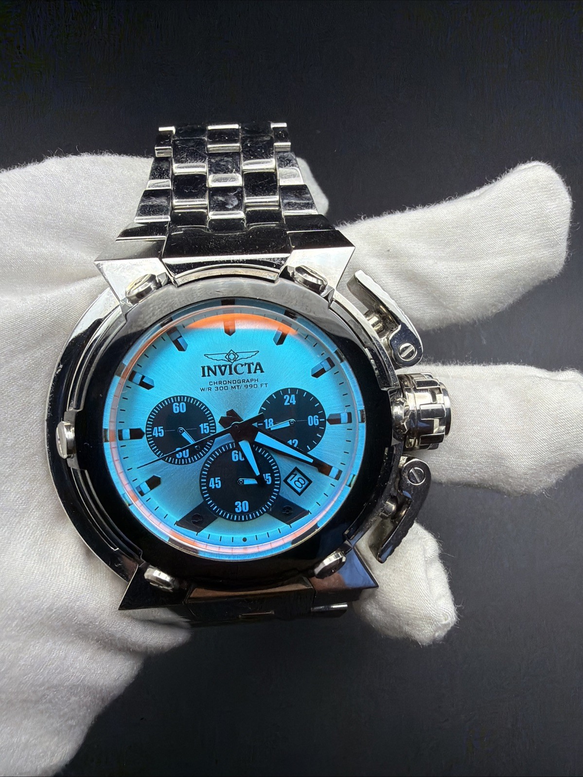 Invicta Coalition Forces Tinted Crystal X-Wing Chronograph 300M 25438 (read)