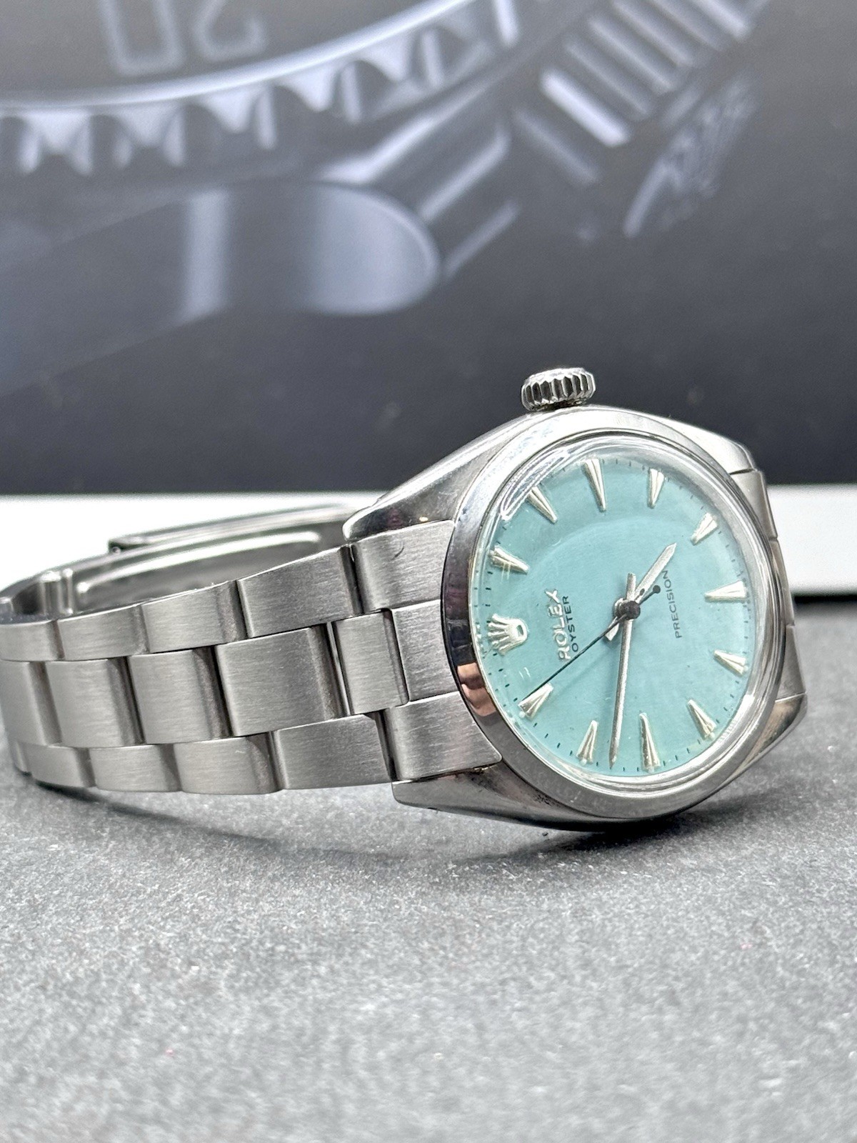 Rolex Precision Ref. 6426 – Tiffany Dial – Warranty – Overhauled