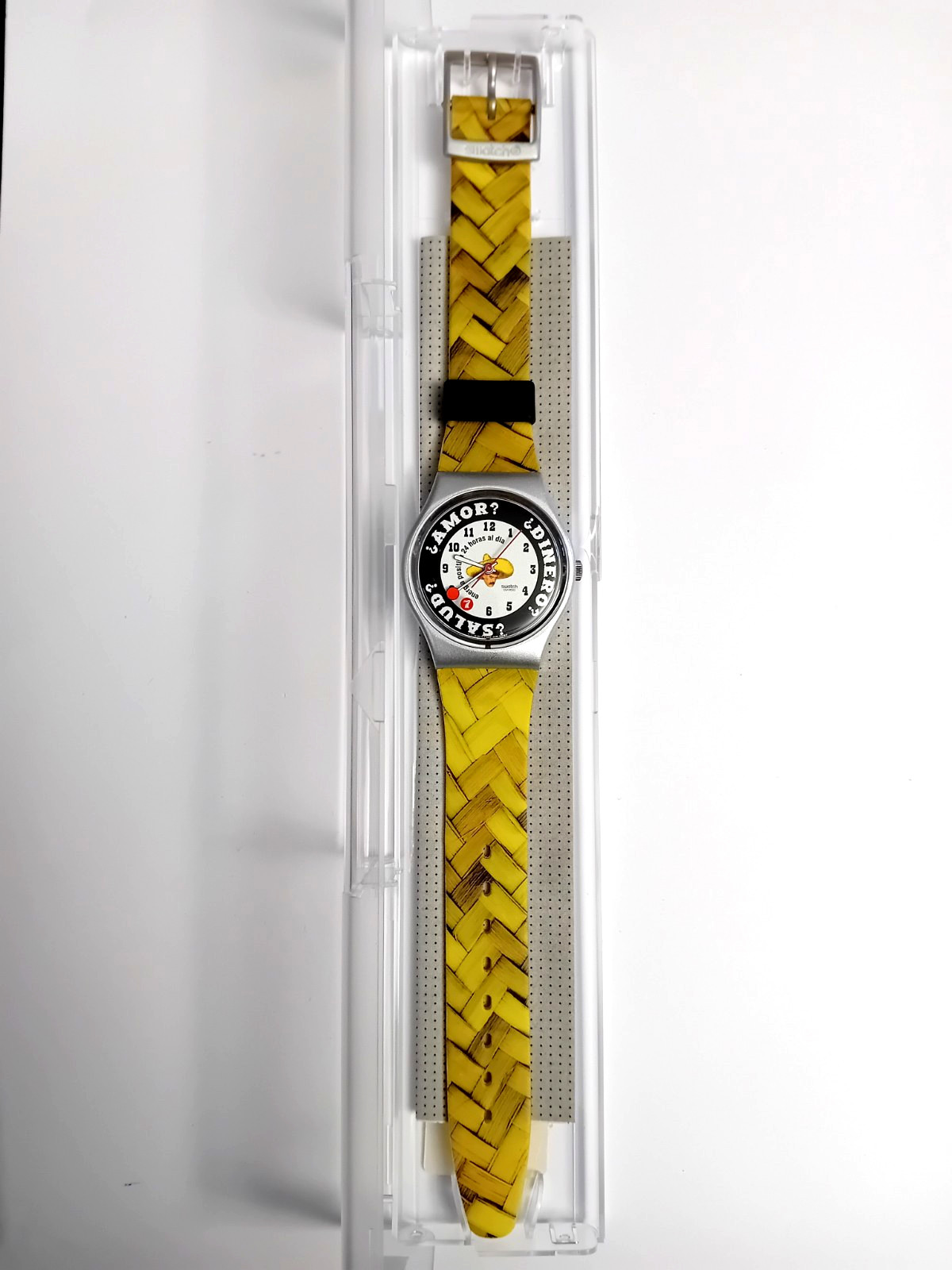 Swatch Standard Gent Sombrero GM143 1998 Vintage 90s Wrist Watch NOS