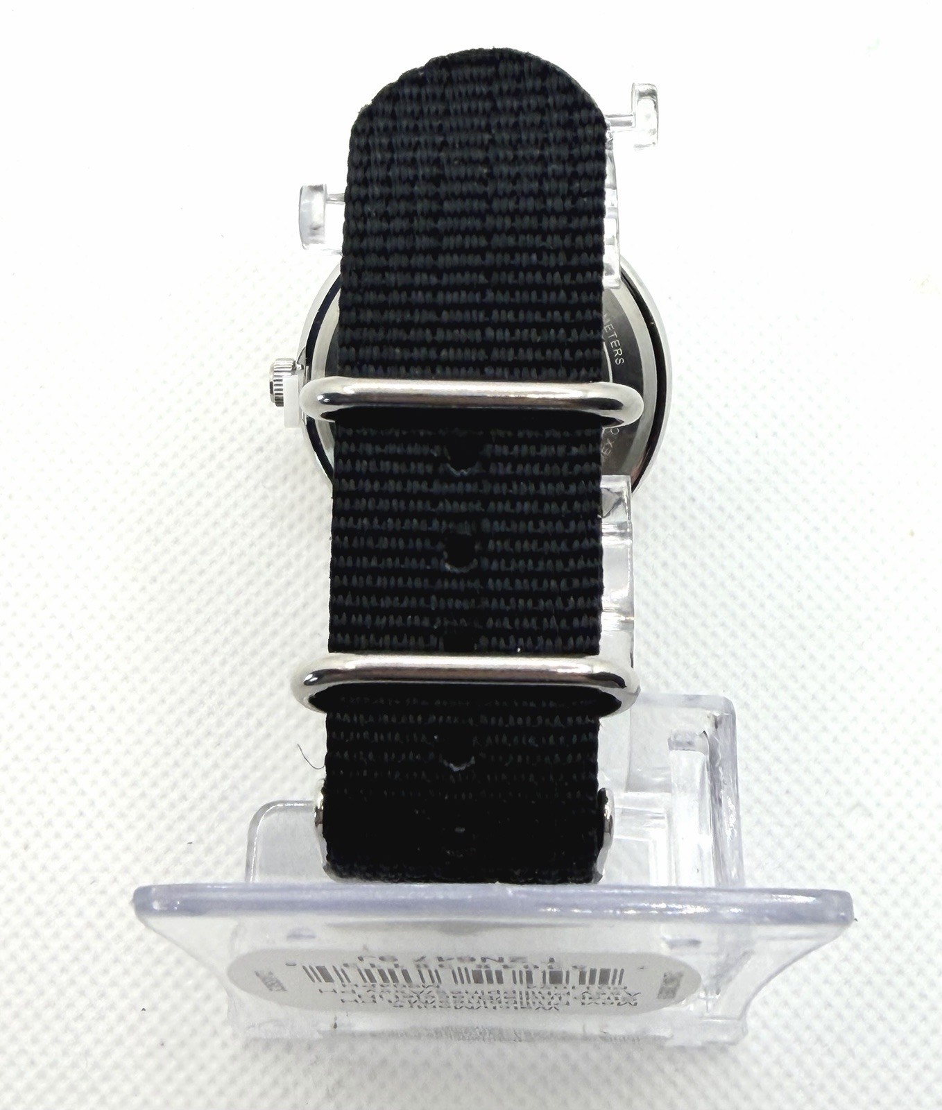 Timex Weekender T2N6479J 38mm Black Dial INDIGLO Nylon Slip-Thru Watch | New