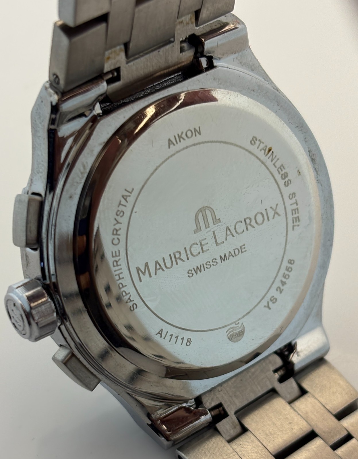 Refurbished Maurice Lacroix Aikon Chrono Quartz Blue Dial Sub-Sec/Date Watch