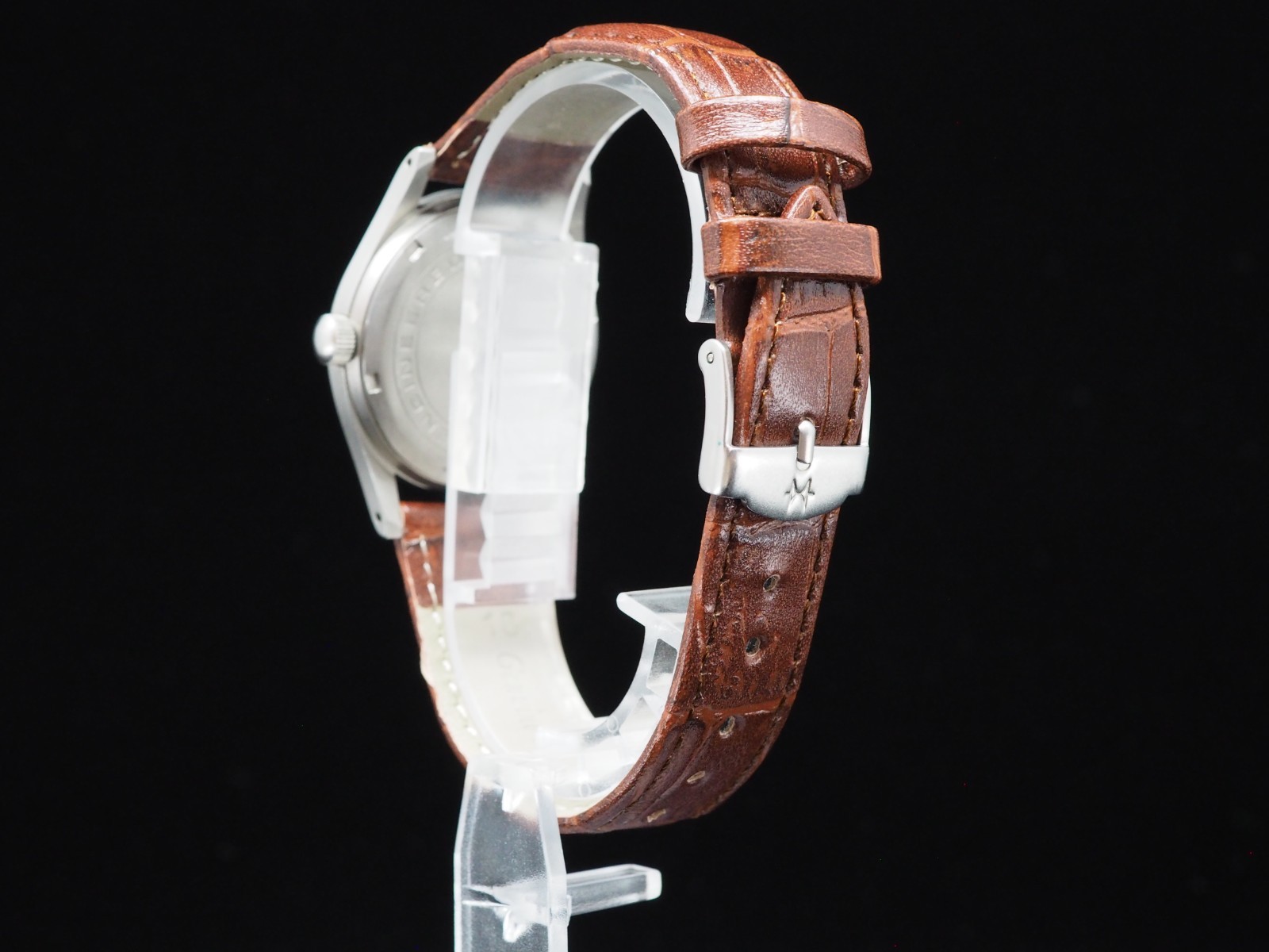 Rare Vintage Near MINT Hamilton EFA Black Dial Quartz 32mm Mens Watch JAPAN