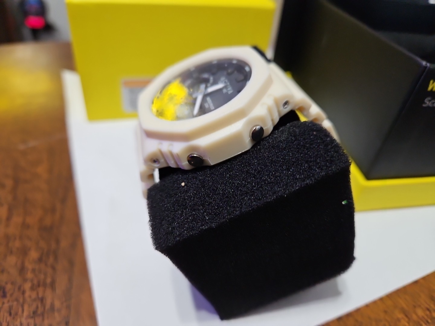 Activa Sonar X Invicta Men’s Watch 45.5mm Tan ACW423-007 NIB $99 Retail