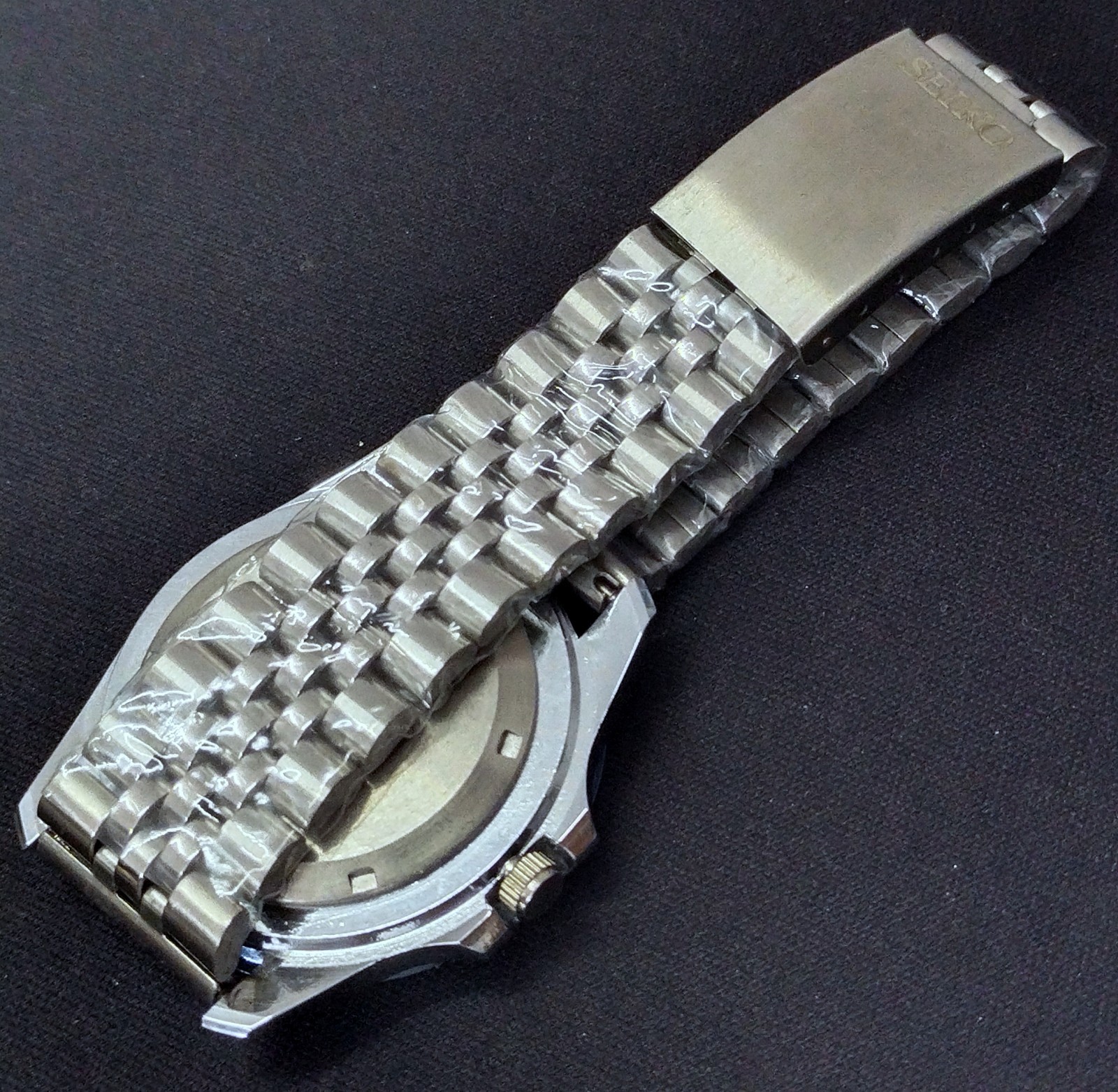 Vintage Seiko 5 Automatic Watch for Men Black Dial Working Perfectly