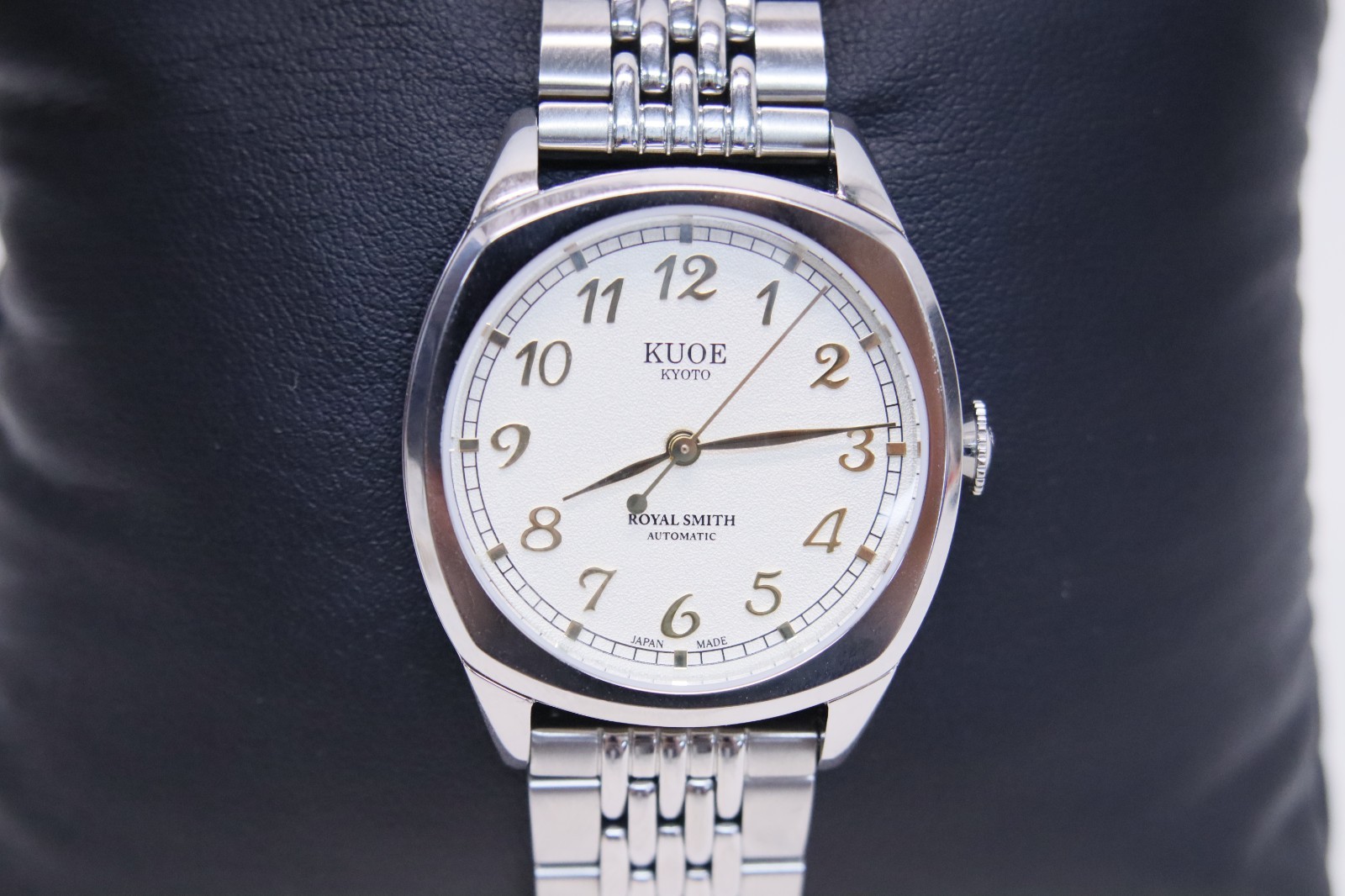 KUOE Kyoto Royal Smith 90-008 Automatic 34㎜ S.Steel Made in Japan Watch In Box