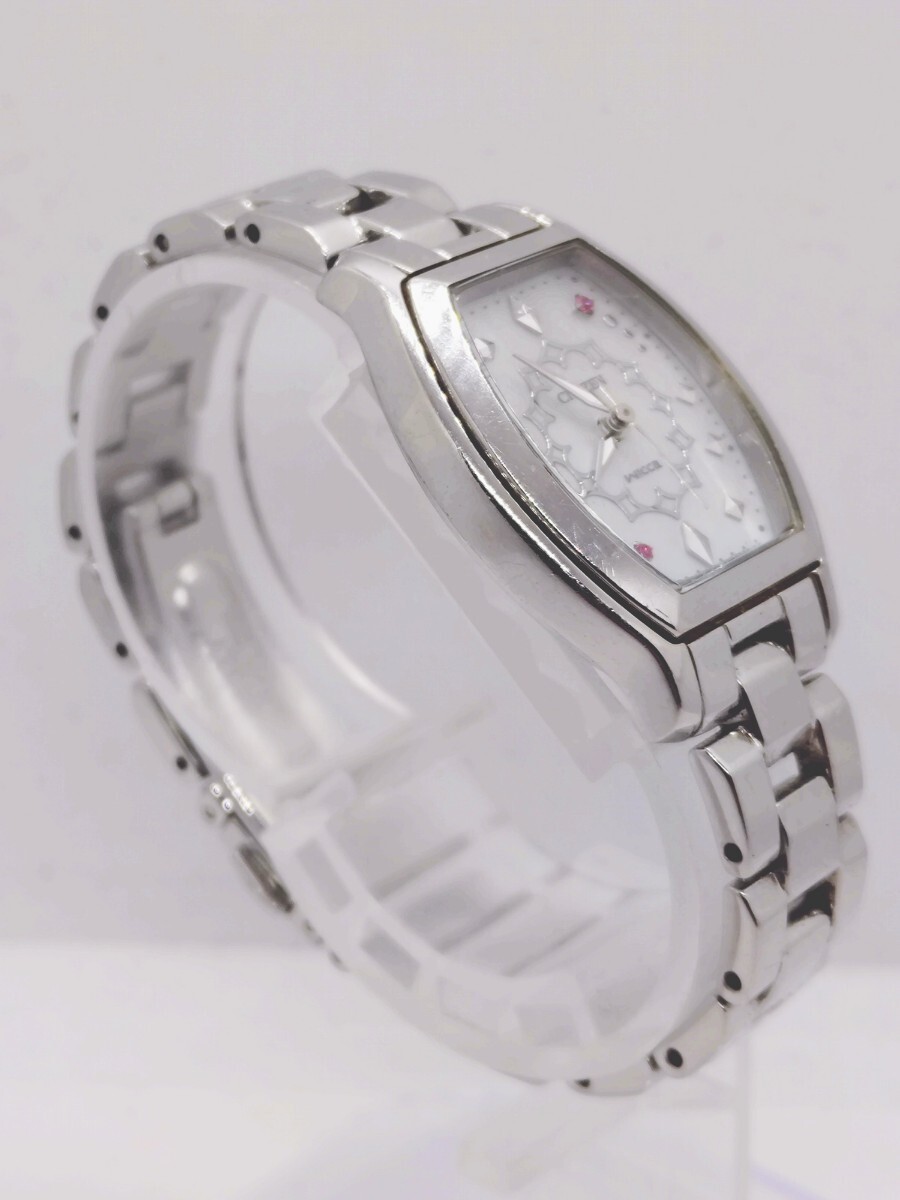 CITIZEN Citizen Wicca E031 S055351 Solar Ladies Watch with Stones Used Working I