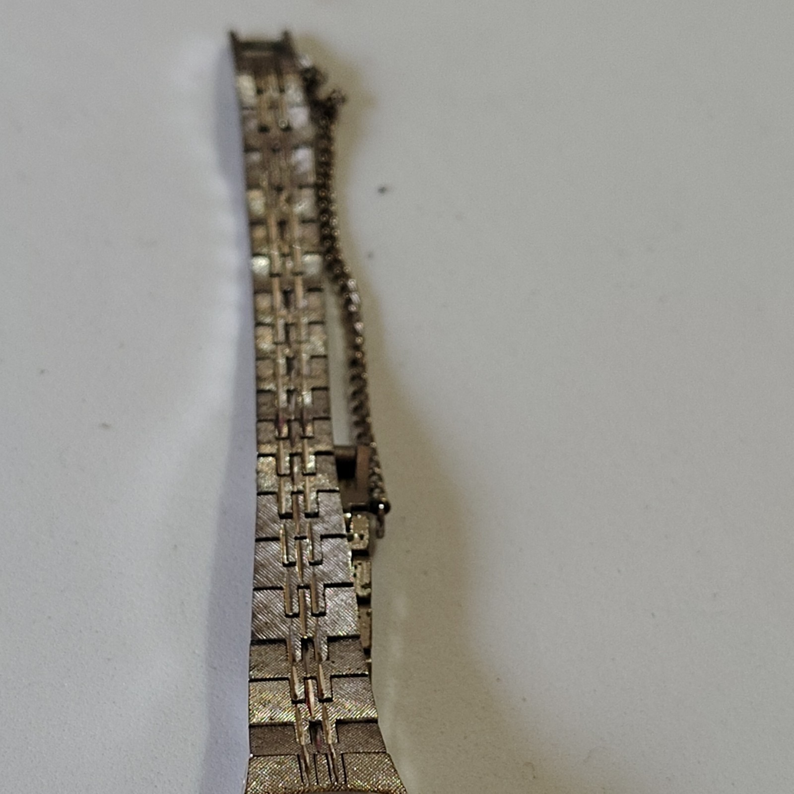 Seiko Wristwatch Silver Bracelet Black Dial Analog Stick Indexes