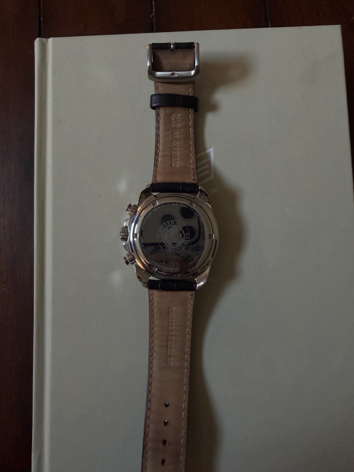 Citizen Eco Drive Chronograph Men’s Watch Stainless Steel Titanium WR100
