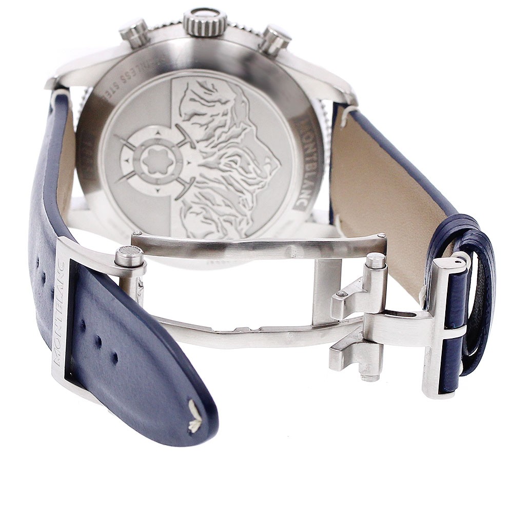MONTBLANC 1858 Automatic chronograph 126912 Blue Dial Men’s Watch_937472