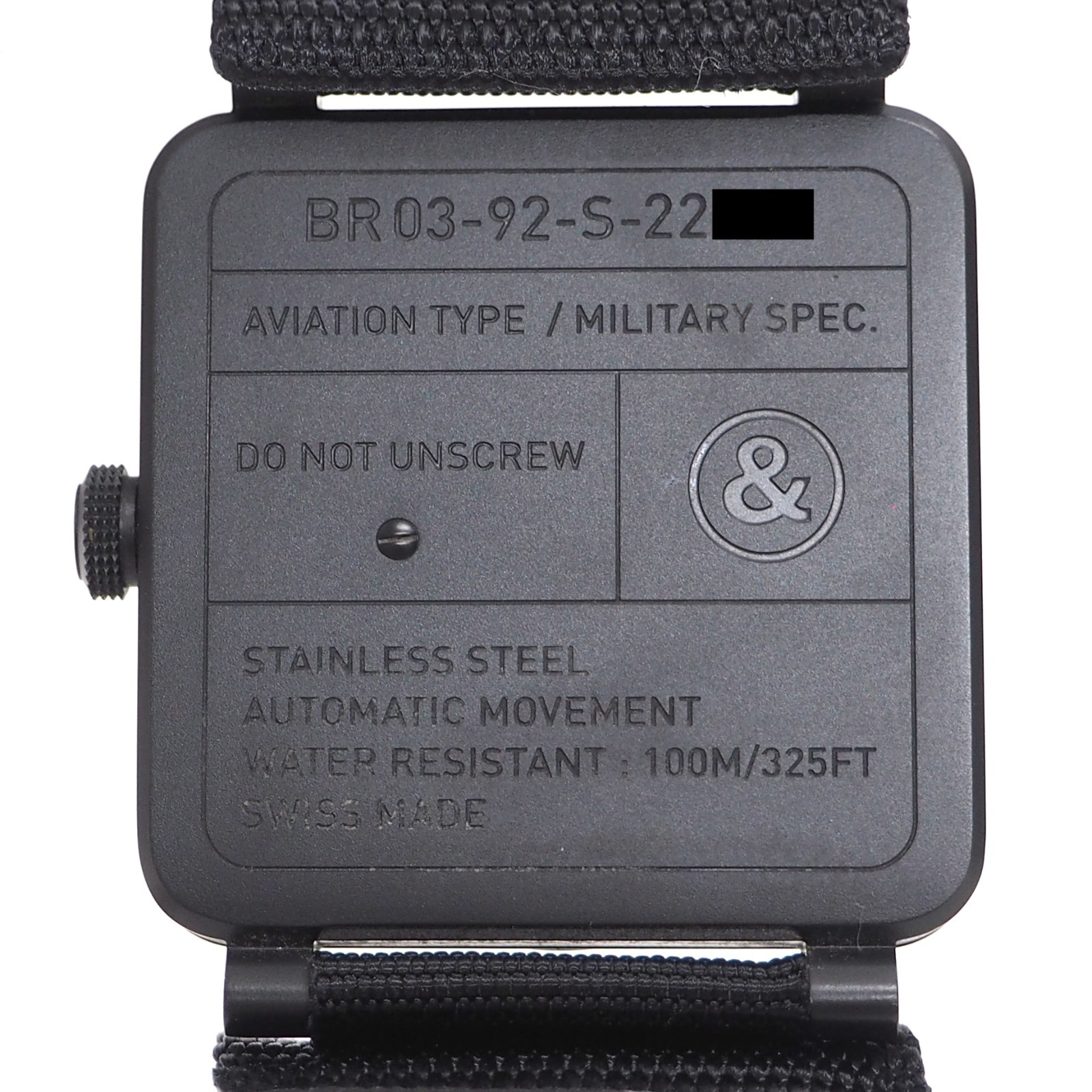 Bell & Ross BR03-92 Aviation Command S. Steel Automatic Men’s Wrist Watch #W126
