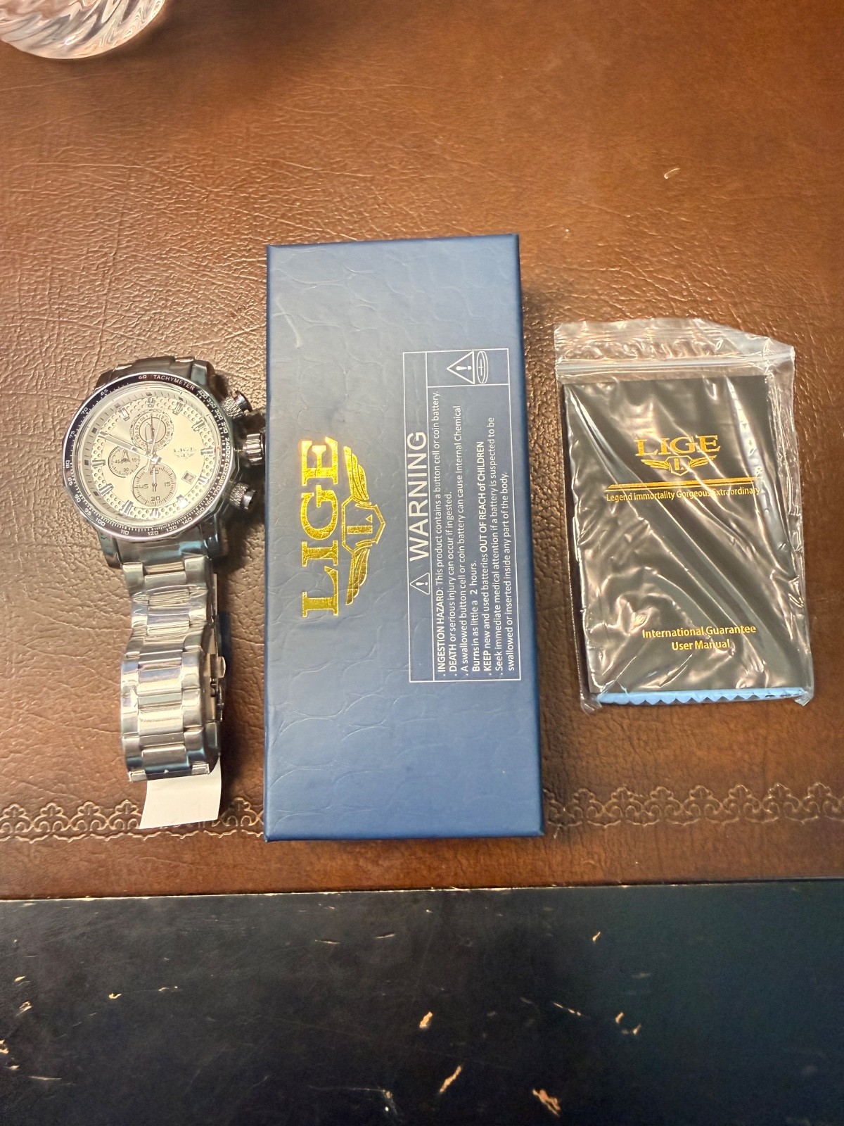 Mens NEW LIGE Watch