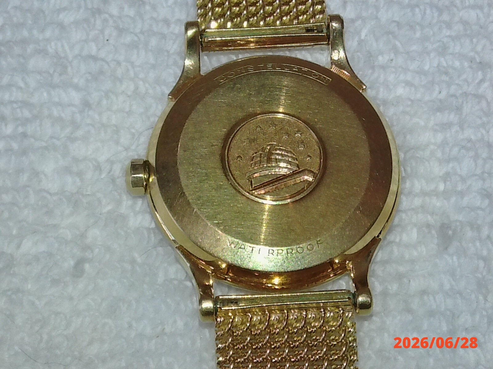 Omega 1954 Pie Pan 18K Gold Constellation w/ 18K Band & Arrow Markers