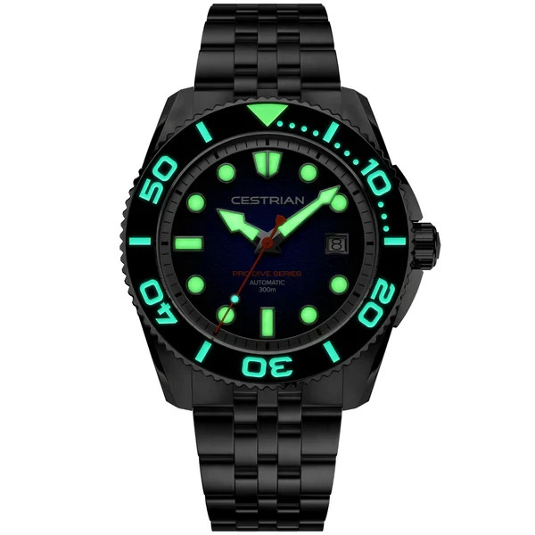 Cestrian Pro Dive Series Teal Fumé Dial Automatic 300m Men’s Watch CP-TLB001
