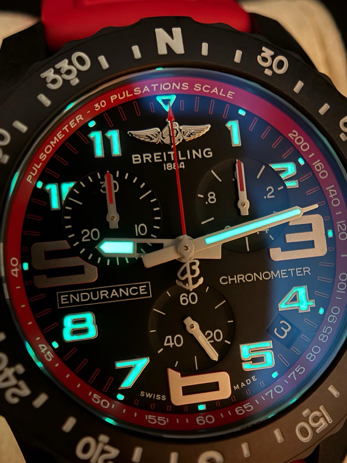 Breitling Endurance Pro 44mm Red Ref: X82310D91B1S1 Full set