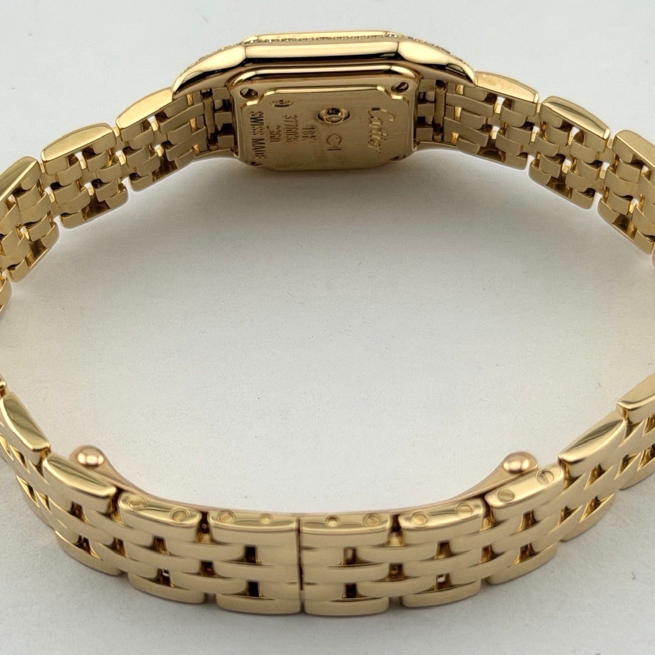 Cartier Panthere Mini 2360 WF3141B9 17mm Diamond Bezel Lugs 18k Yellow Gold Box