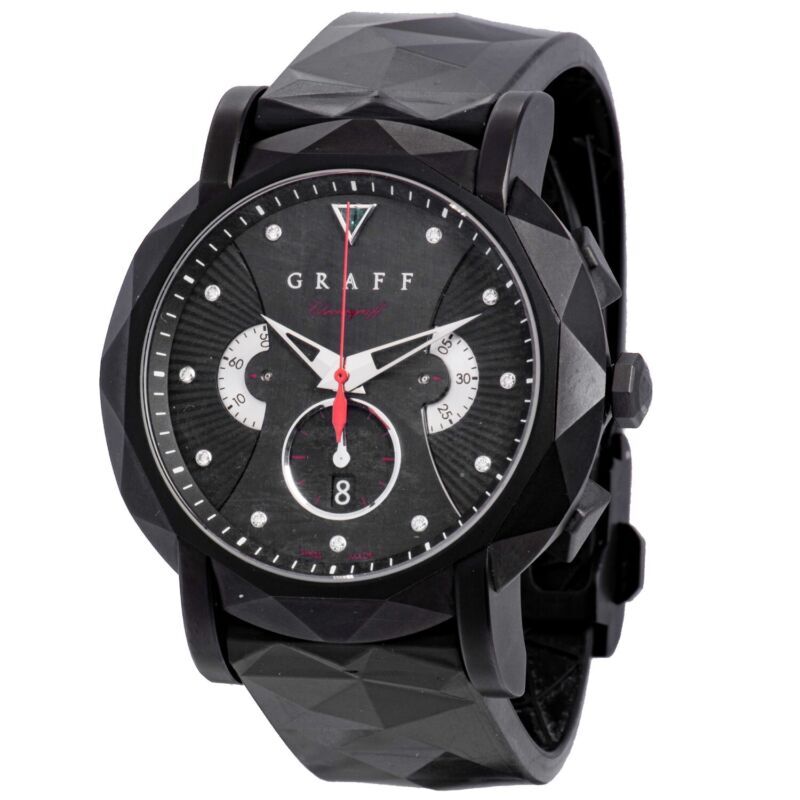 NEW GRAFF Chronograph Men’s Watch CG42DLCB Retail $20,000