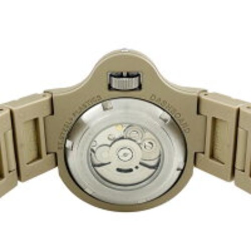 Seiko CABANE de ZUCCA Dashboard 7S36-0250 Watch SS Plastic Automatic Khaki
