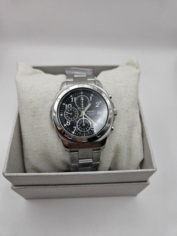 Watch SEIKO Quartz 1 20 Second Chronograph 50M Men’s SND195P1