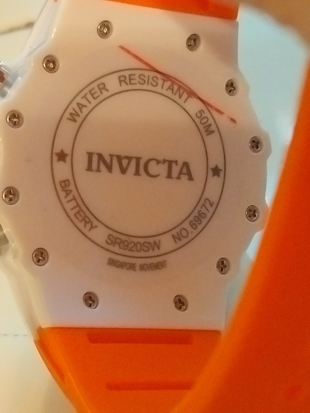 Invicta Racing Vaulthan Men’s 44mm Orange Quartz Watch 69672 New In Box