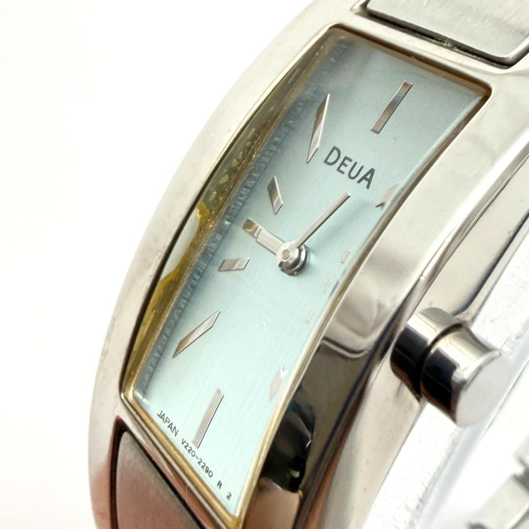 Seiko Alba DEUA bracelet watch, blue, new battery, women’s wristwatch, worki