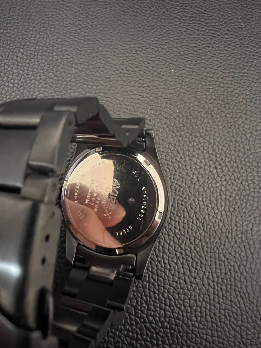 Avirex Military Watch, Durable Design, Battery Dead, From Japan